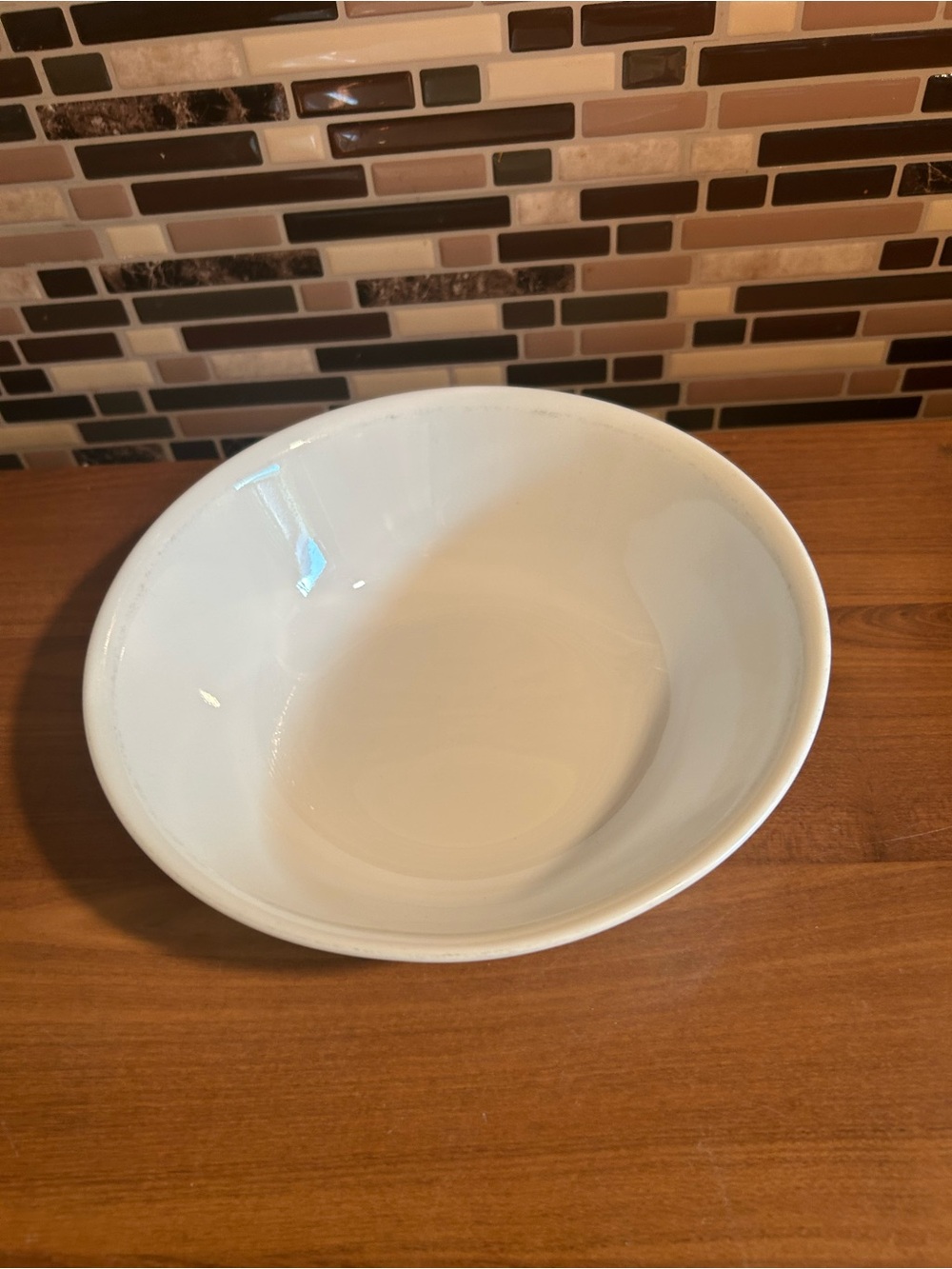 Vintage Corelle Woodland Serving Bowl with small chip - Picture 3 of 5